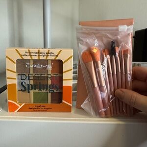 The Crème Shop Desert Springs 9-Color Eyeshadow Palette - Warm Neutrals